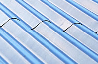 Boyden End corrugated roofing